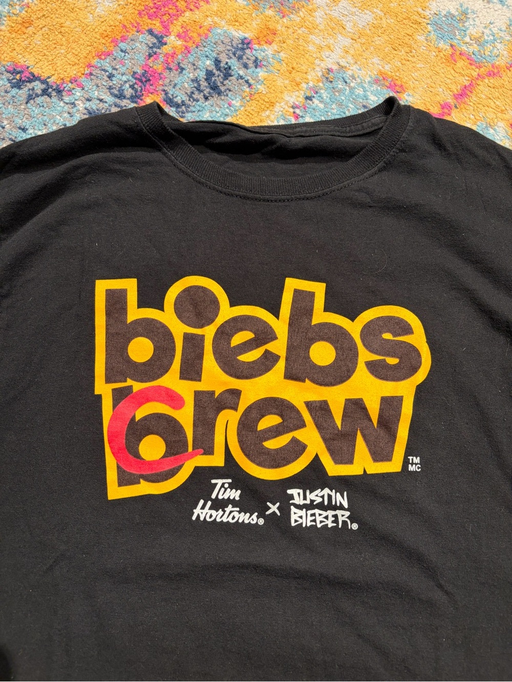Justin Bieber Tim Hortons shirt